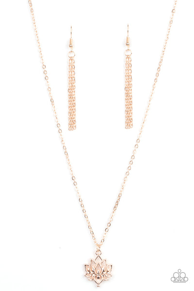 Lotus Retreat - Rose Gold - Necklace