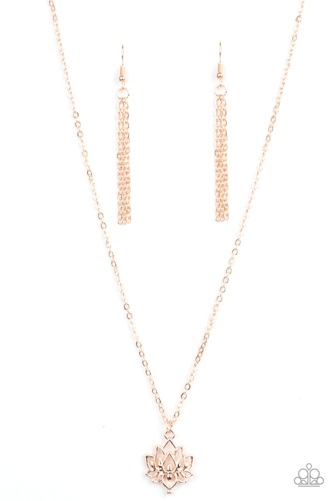Lotus Retreat - Rose Gold - Necklace