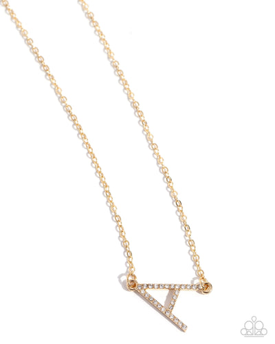 INITIALLY Yours - Gold - Necklace