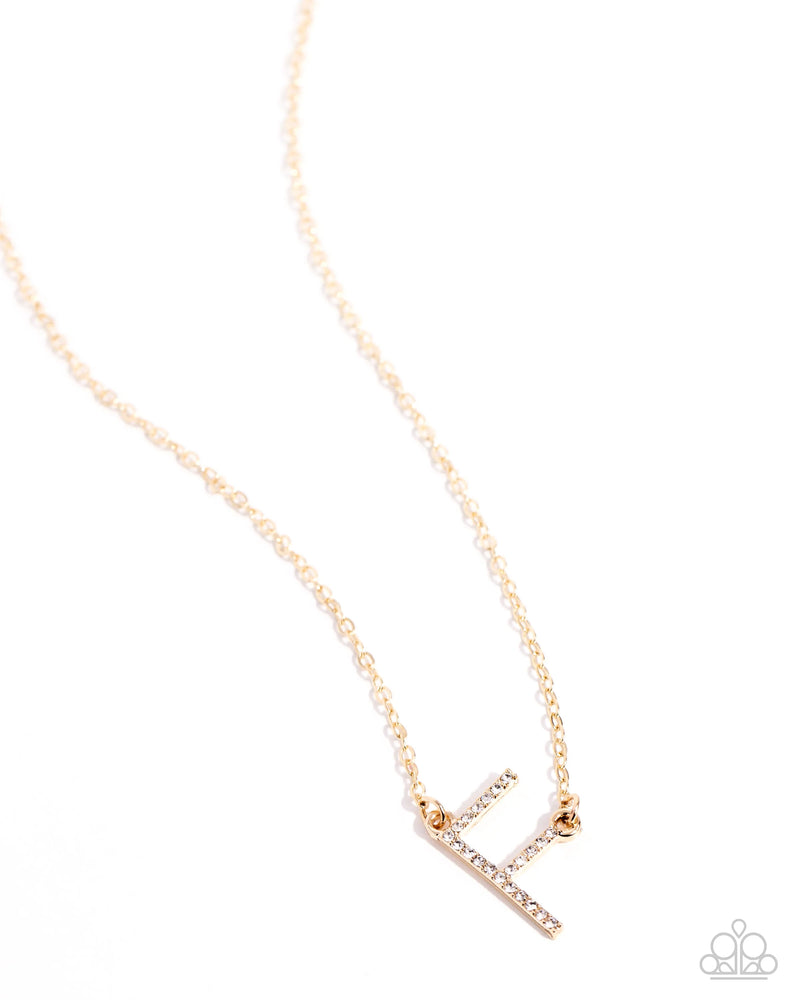 INITIALLY Yours - Gold - Necklace