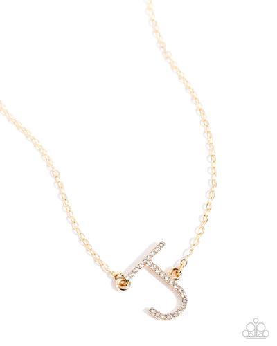 INITIALLY Yours - Gold - Necklace