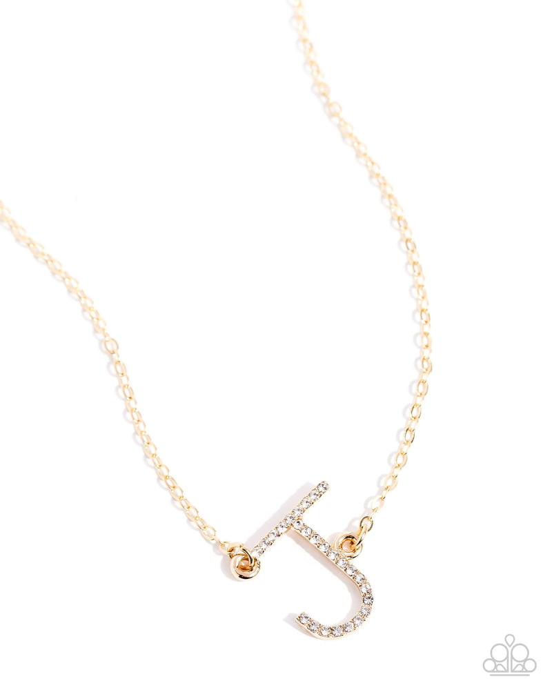 INITIALLY Yours - Gold - Necklace