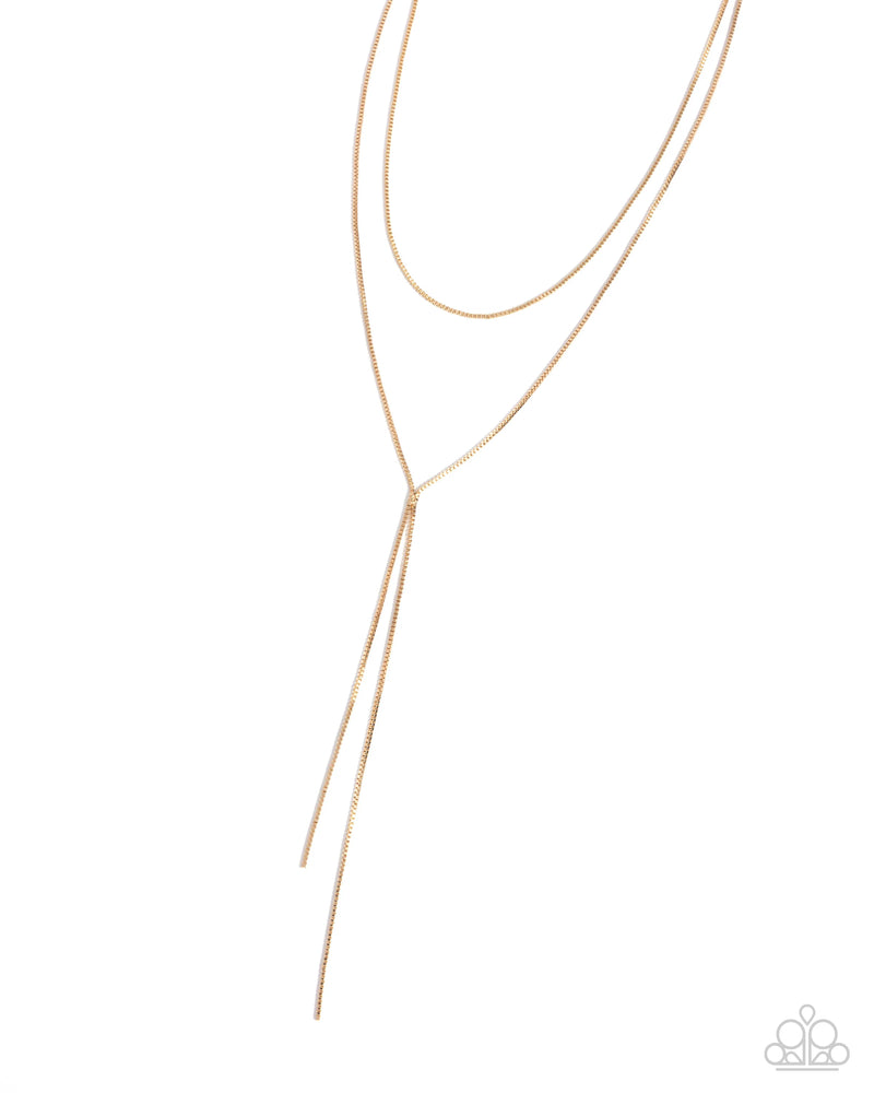 Dutiful Dance - Gold - Necklace