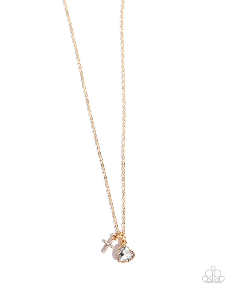 Blessed Brilliance - Gold - Necklace
