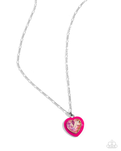 Heartfelt Hope - Pink - Necklace