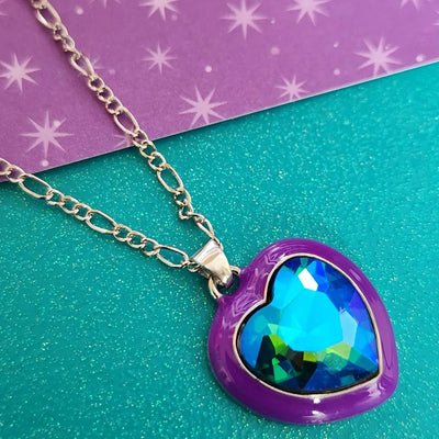 Heartfelt Hope - Purple - Necklace