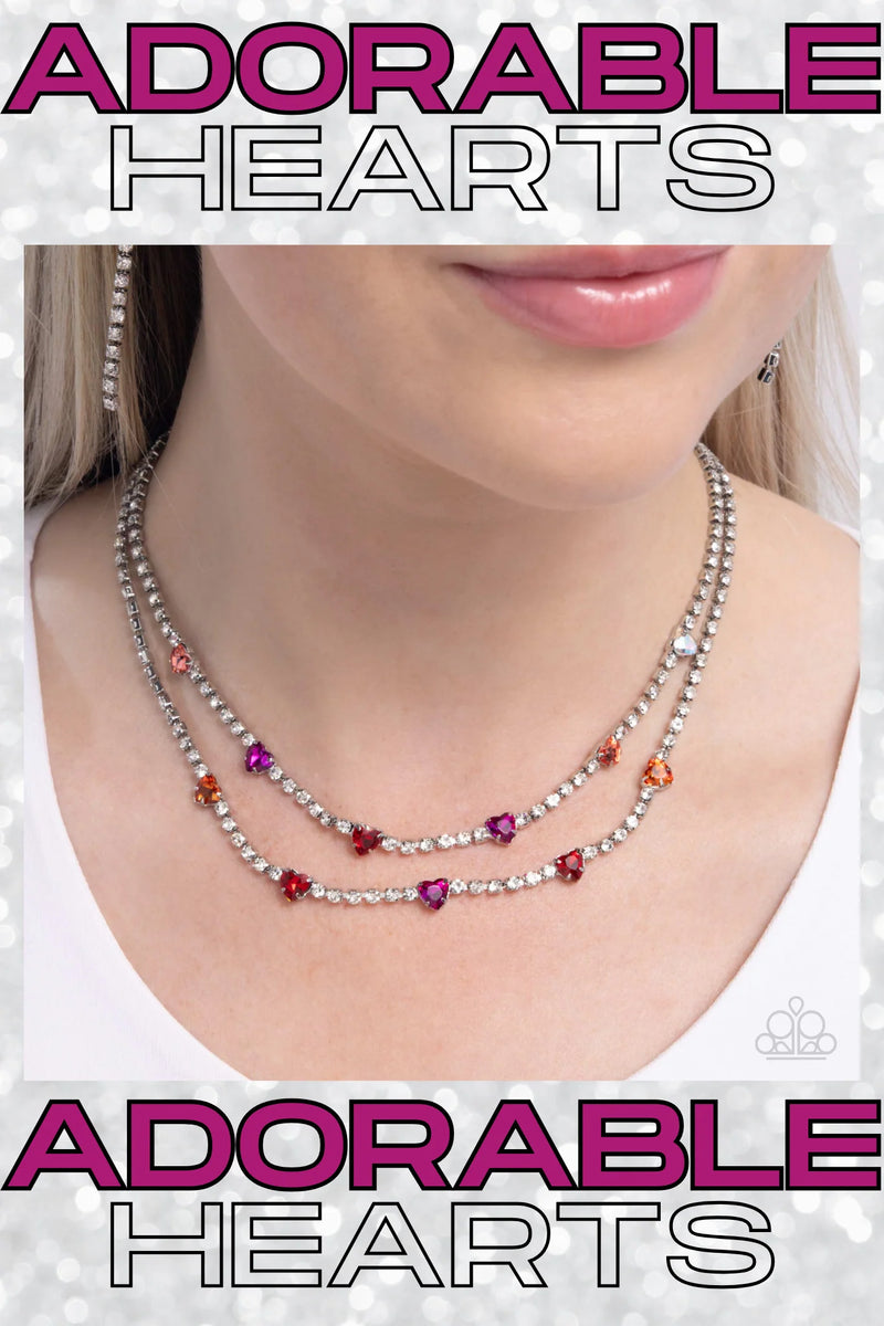 Courting Closeness - Red - Necklace