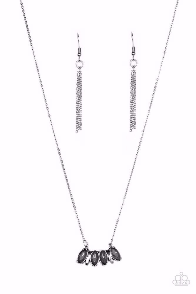 Deco Decadence - Silver - Necklace