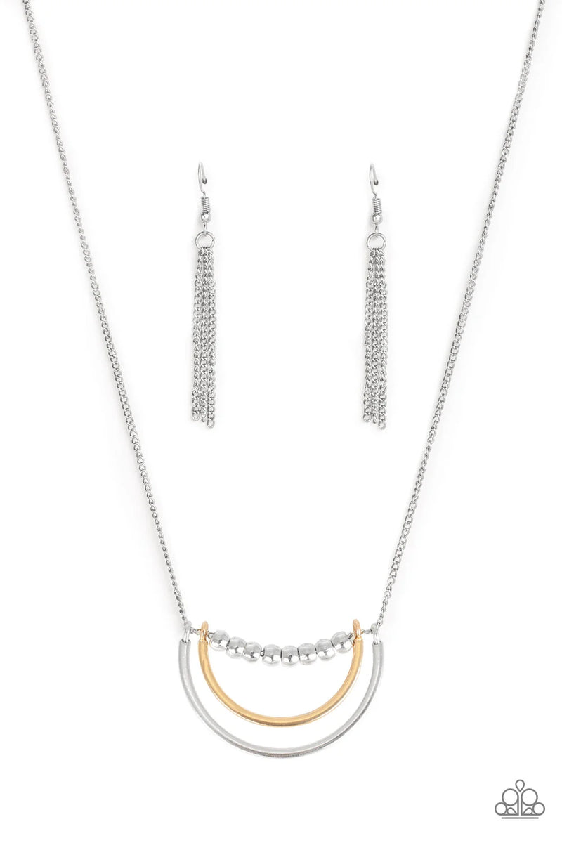 Artificial Arches - Silver - Necklace