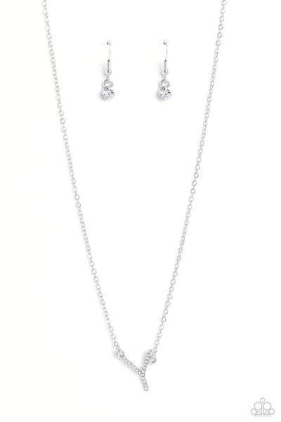 INITIALLY Yours - White - Necklace