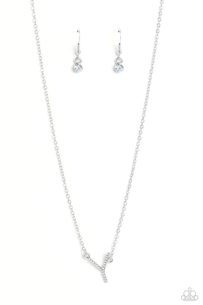 INITIALLY Yours - White - Necklace
