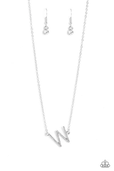 INITIALLY Yours - White - Necklace
