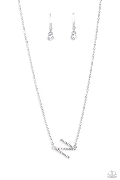 INITIALLY Yours - White - Necklace
