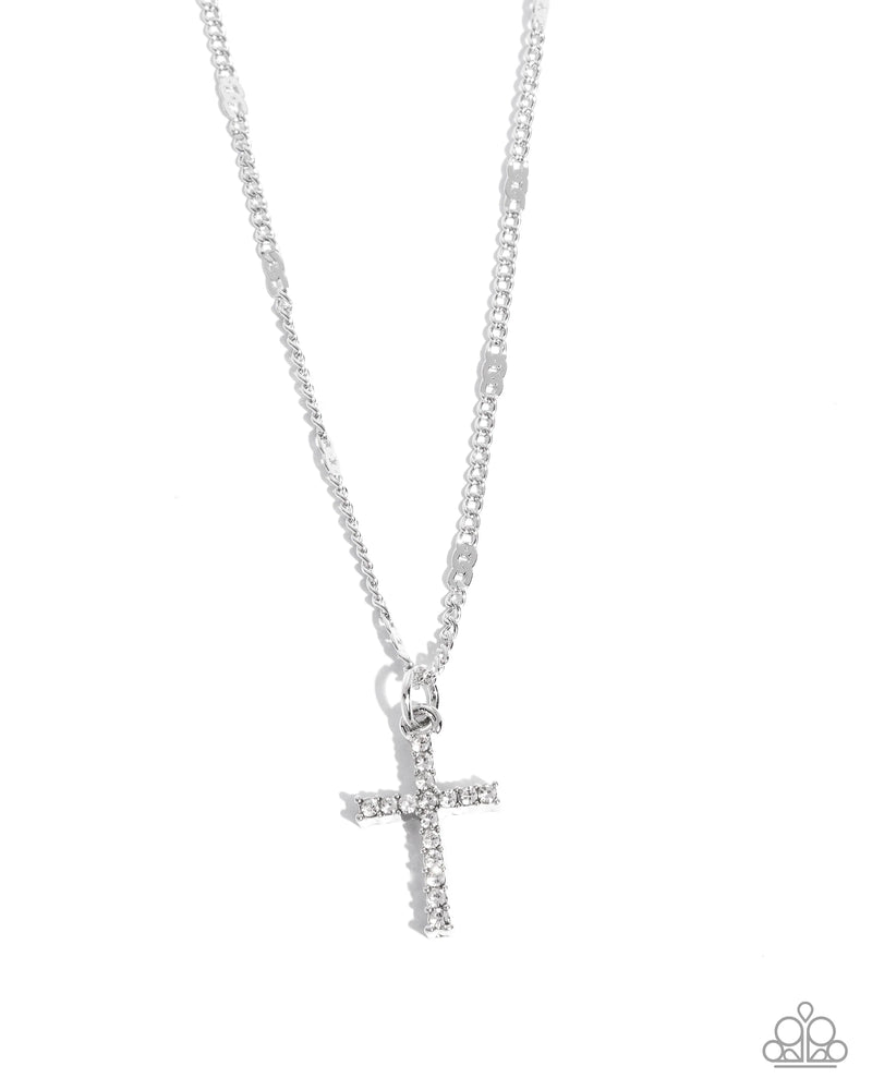 Endless Faith - White - Necklace