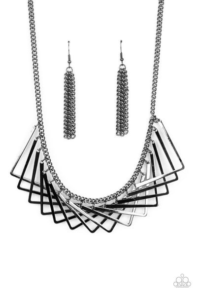 Metro Mirage - Black - Necklace