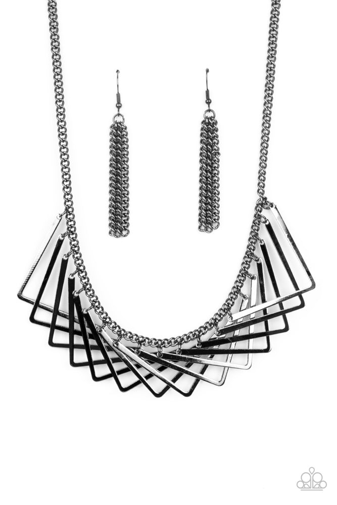 Metro Mirage - Black - Necklace