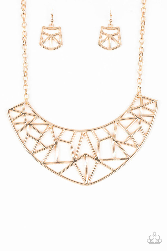 Strike While HAUTE - Gold - Necklace