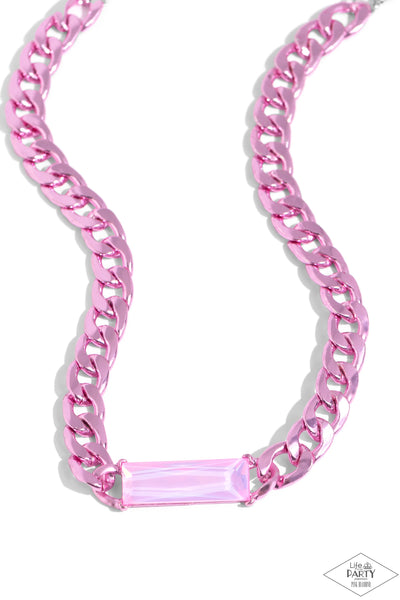 Urban Royalty - Pink - Necklace