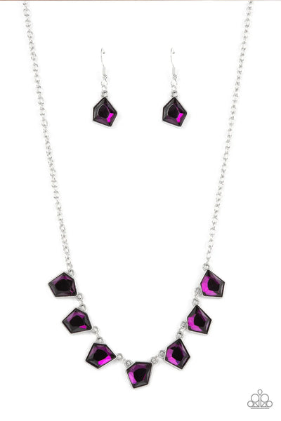 Experimental Edge - Purple - Necklace