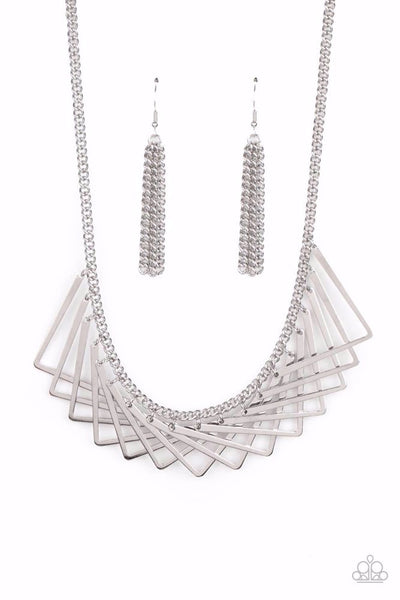 Metro Mirage - Silver - Necklace
