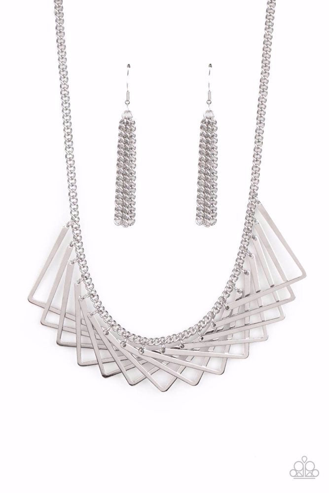 Metro Mirage - Silver - Necklace