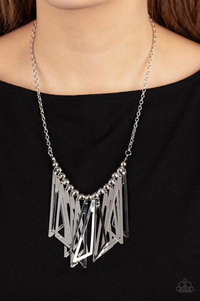 Industrial Jungle - Silver - Necklace