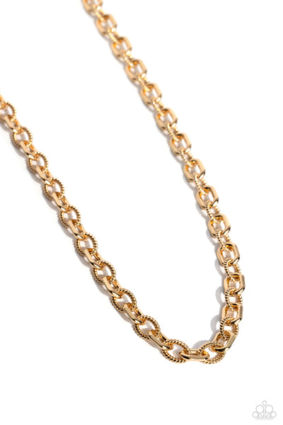 Modern Motorhead - Gold - Necklace