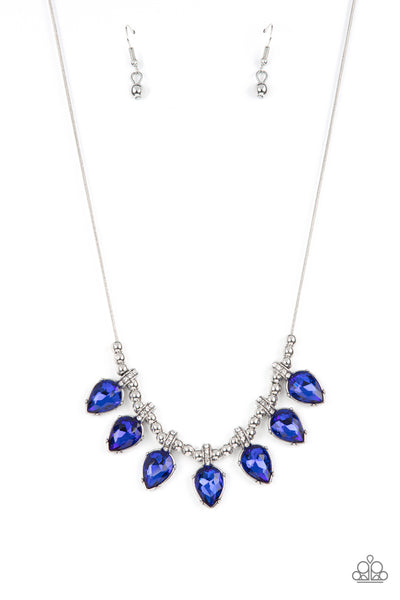 Crown Jewel Couture - Blue - Necklace