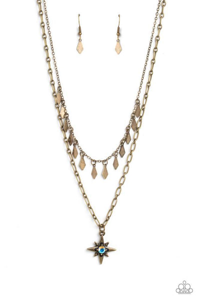 The Second Star To The LIGHT - Brass - Necklace