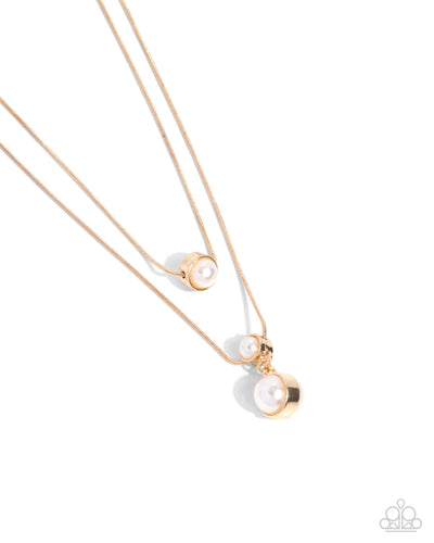 Attractive Austen - Gold - Necklace