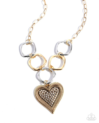 Focused Affection - Gold - Necklace