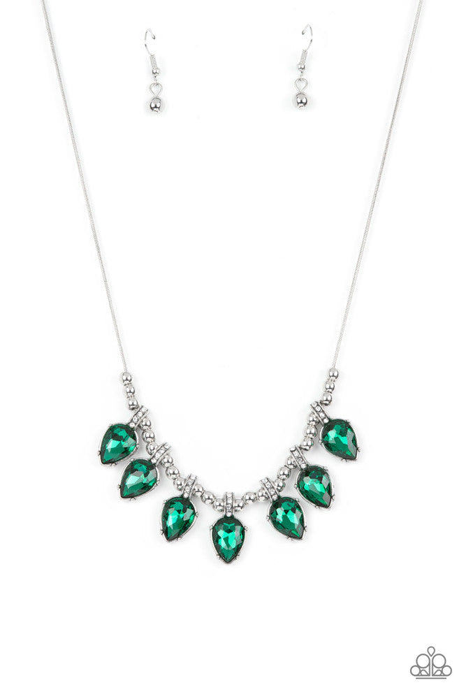 Crown Jewel Couture - Green - Necklace