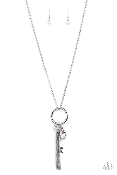 Unlock Your Sparkle - Pink - Necklace