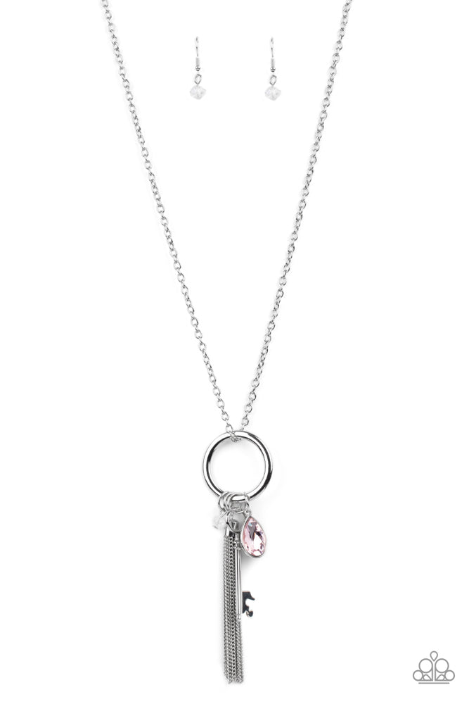 Unlock Your Sparkle - Pink - Necklace