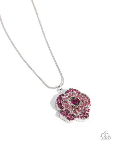 Blossoming Belle - Pink - Necklace