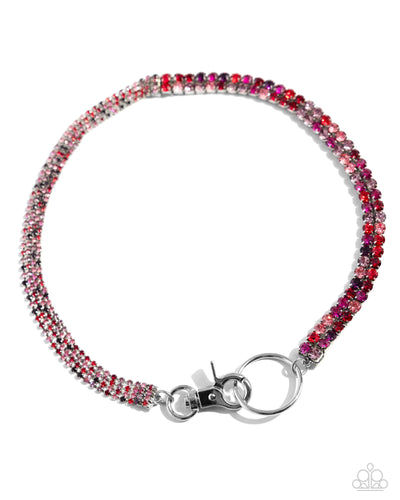 Chic Connection - Red - Necklace