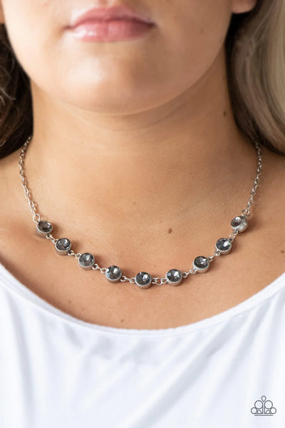 Starlit Socials - Silver - Necklace