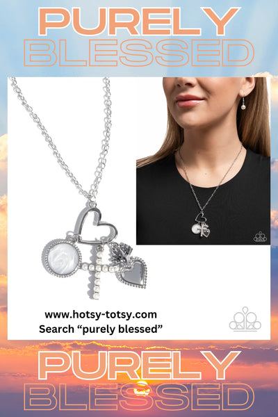 Purely Blessed - White - Necklace