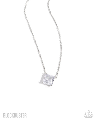 Enjoy the GLOW - White - Necklace