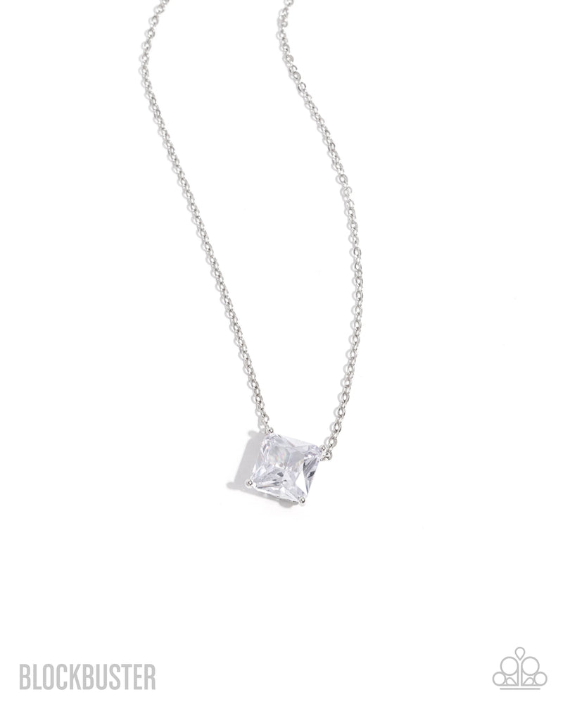 Enjoy the GLOW - White - Necklace