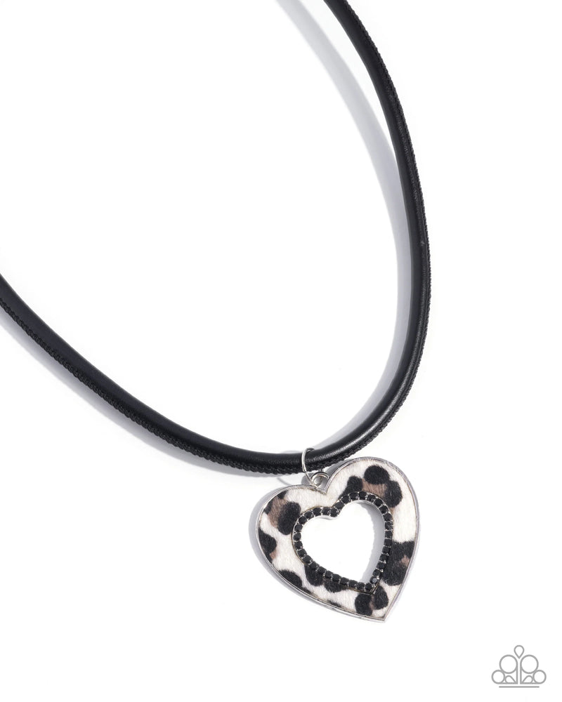 Ferocious Flirt - Black - Necklace