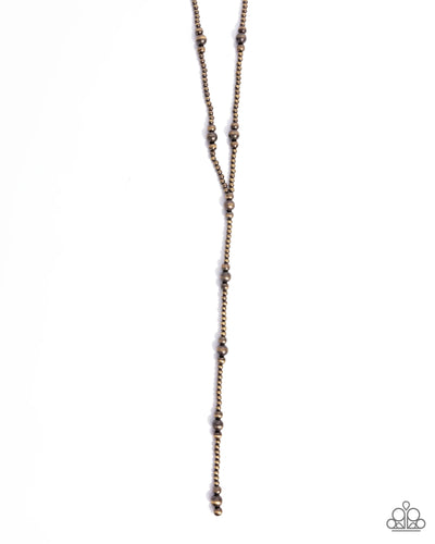 Elongated Element - Brass - Necklace