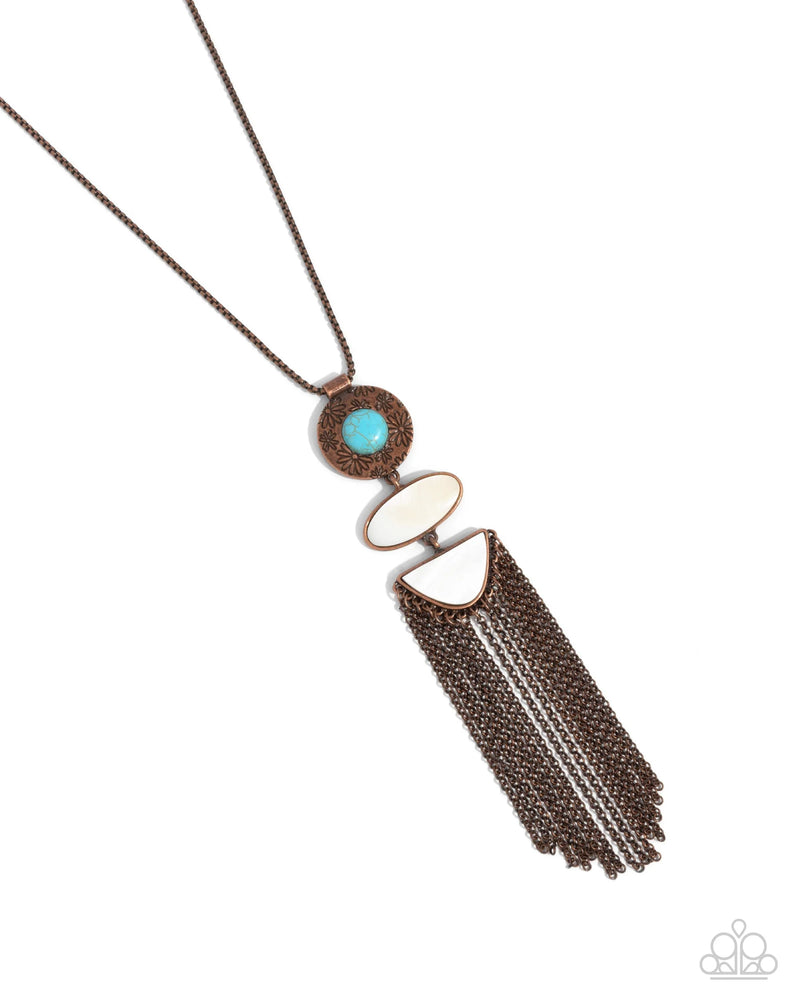 Textured Tourist - Copper - Necklace