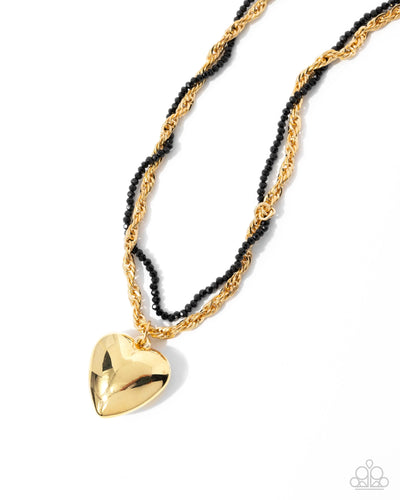 Falling Slowly - Gold - Necklace