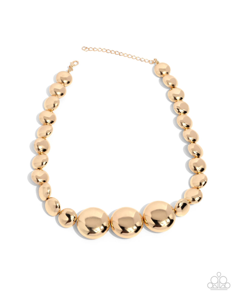 Reflective Roar - Gold - Necklace