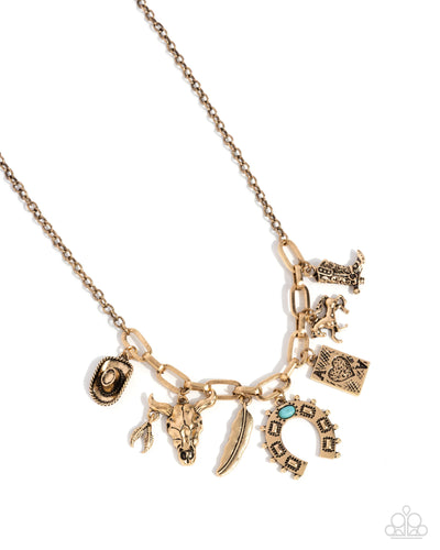 Saloon Girl - Gold - Necklace