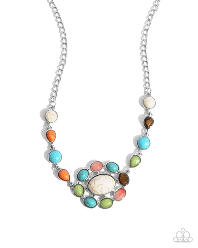 Enigmatic Ease - Multi - Necklace