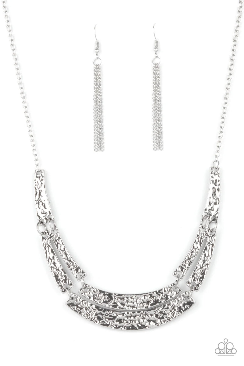 Stick To The ARTIFACTS - Silver - Necklace