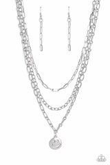 Winking Wanderer - Silver - Necklace
