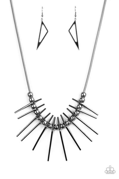 Fully Charged - Black - Necklace